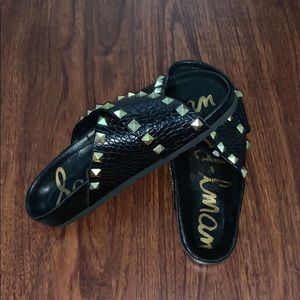 Sam Edelman studded slides